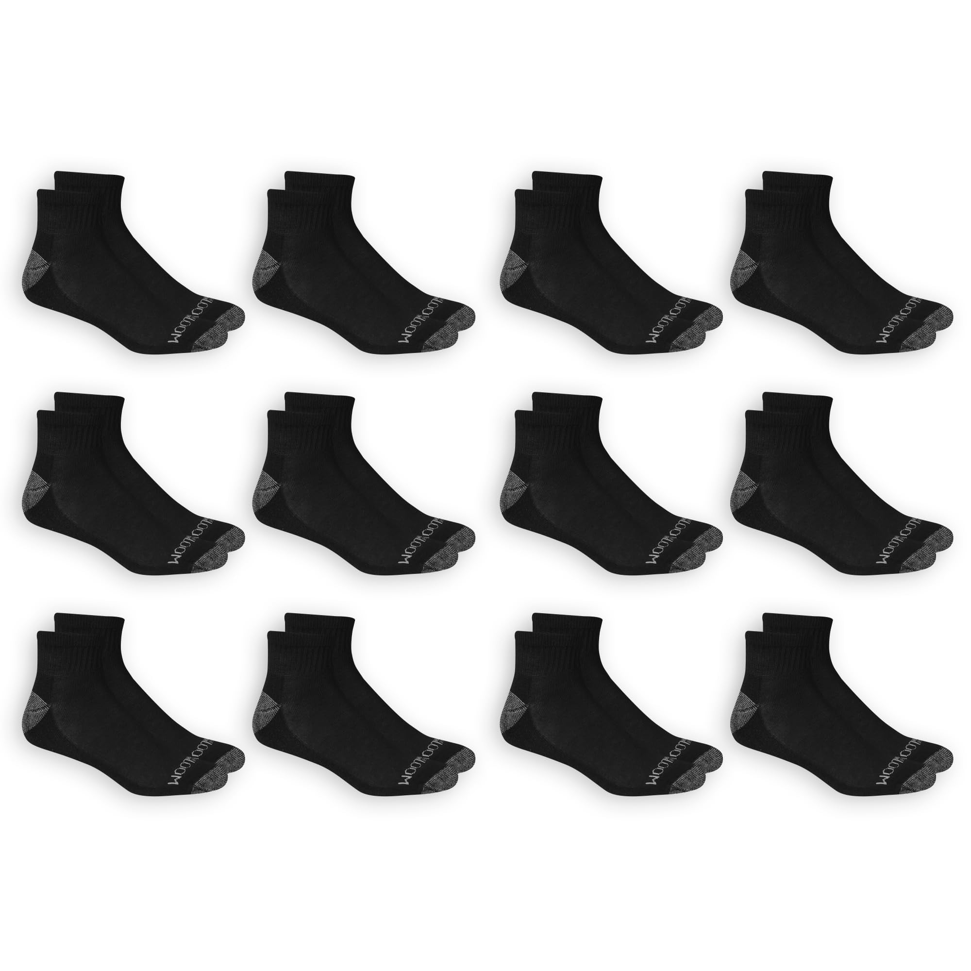 Pack De 12 Calcetines Tobilleros Fruit Of The Loom Dual Defense Para Hombre