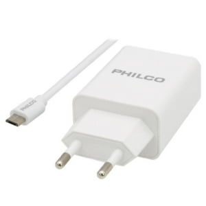 Philco - Cargador De Pared Usb Carga Rapida Micro Usb Qc620