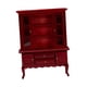 thumbnail image 4 of Librería En Miniatura Gabinete Simulación Escena De Vida Sala De Estar Decoración Para El Hogar Rojo, 4 of 5