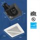 thumbnail image 3 of Ventilador extractor Broan‑NuTone 80/110 CFM seleccionable, 3 of 6