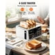 thumbnail image 2 of Tostadora Keenstone de 4 rebanadas, digital, inteligente, de acero inoxidable, 2 of 8