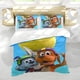 thumbnail image 5 of Ve Perro Ve Conjunto de sábanas temático, trío de piezas, cómodo y amigable con la piel, diseño único, regalo de decoración para el hogar para familiares, amigos y fans, 90 cm * 190 cm, 5 of 6