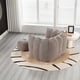 thumbnail image 2 of Soft Bean Bag Chair with High Resilient Foam(Chips)for living room and bedroom,Comfortable Square Lazy Sofa with Footstool, Cover for Adults to Gaming, Reading, and Watching TV, 2 of 3