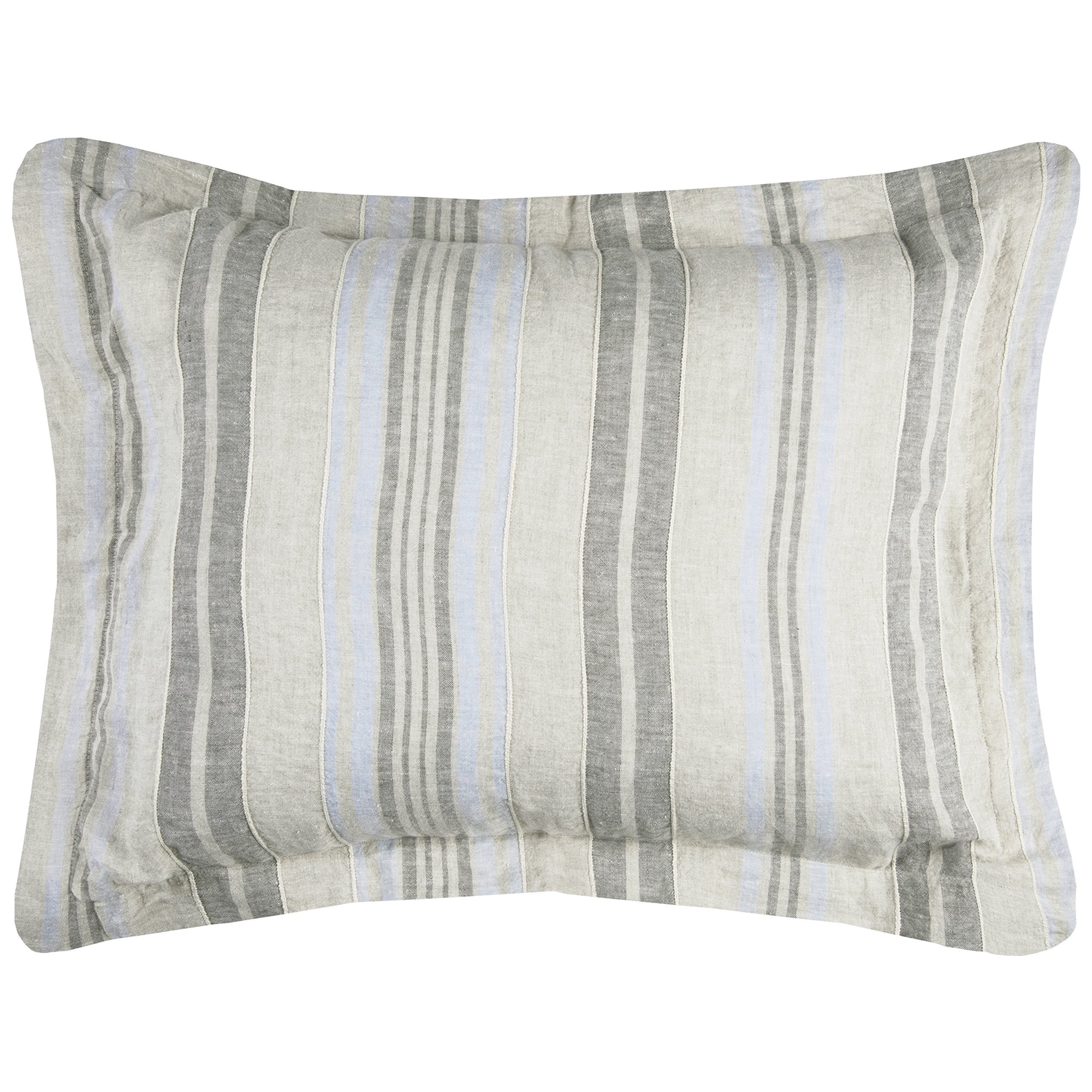 Sham Rizzy Home Bt4229, Tamaño King, 50 X 90 Cm, Gris, Azul Y Neutro