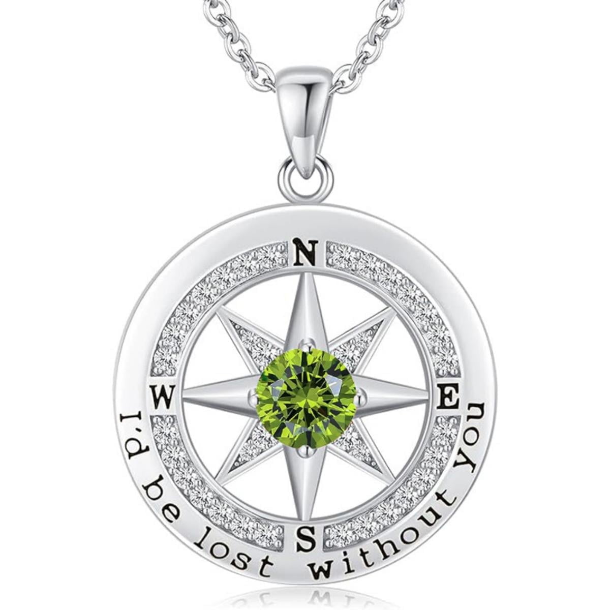 Collar Heshpaws Compass Plata