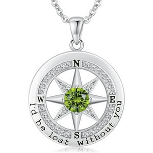 Collar Heshpaws Compass Plata