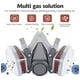 thumbnail image 5 of 6200 Mascara Gas Full Face Incluir Filtros Respiración Antigas Diseño De Silicona Ideal Para Trabajos Agrícolas, Pintura, Gases Orgánicos, Etc., 5 of 8