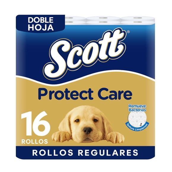 Papel Higiénico Protect Care Doble Hoja 22 metros, 16 Un