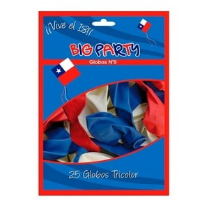 Pack X 4 Globos N°9 Fiestas Patrias 25 Und – Big Party