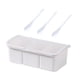 thumbnail image 2 of Tarros De Especias, Caja De Condimentos Combinada Duradera Y Suave Para Suministros De Cocina Casera, 3 Rejillas, 2 of 3