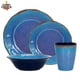 thumbnail image 3 of Set 16 Pcs Juego De Vajilla Completo Melamina Ecologico Azul Azul Esmalte Craquelado, 3 of 6