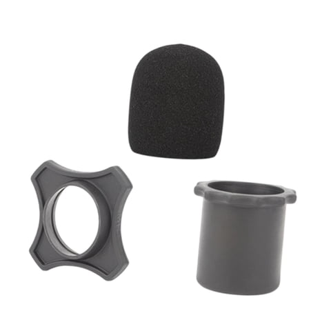 Bothyi - Soporte De La Manga Del Fondo De La Cubierta De La Esponja Micrófono Para La Actuación En Vivo Del Habla Negra