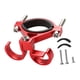 thumbnail image 4 of Gancho de Aleación de Aluminio para Bicicletas Eléctricas Accesorio Universal con Rotación Completa Fácil Colocación Sin Daños Permanentes Adecuado P Rojo, 4 of 5