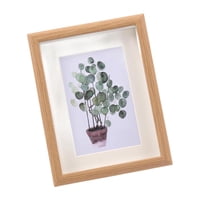 Magideal - Marco De Fotos Creativo, Escaparate De Imágenes De Madera De 11Cm X 15Cm Con Cubierta De Vidrio, Colgante De Pared Moderno Para Decoración Del Hogar Y