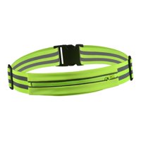 Magideal - Correa De Seguridad Con Cinturón Reflectante, Cinturón Reflectante, Equipo Para Correr Reflectante, Riñonera Para Correr Para En Bicicleta Y , Verde,