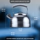 thumbnail image 3 of Tetera Whistling GIPFEL INTERNATIONAL, estufa de 2,3 L, 3 of 6