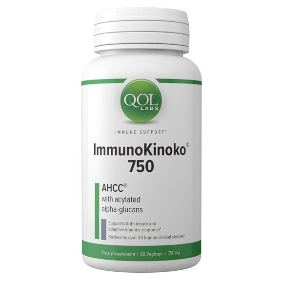 Fórmula de Apoyo Diario ImmunoKinoko QOL Labs AHCC 60