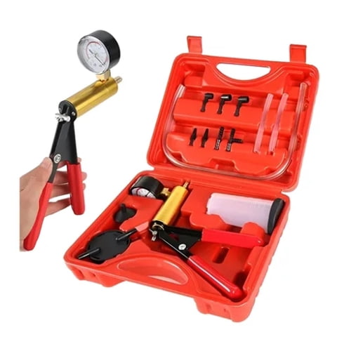 Crusec - Kit Bomba Purgador Sangrador De Frenos Prueba Vacío Manual