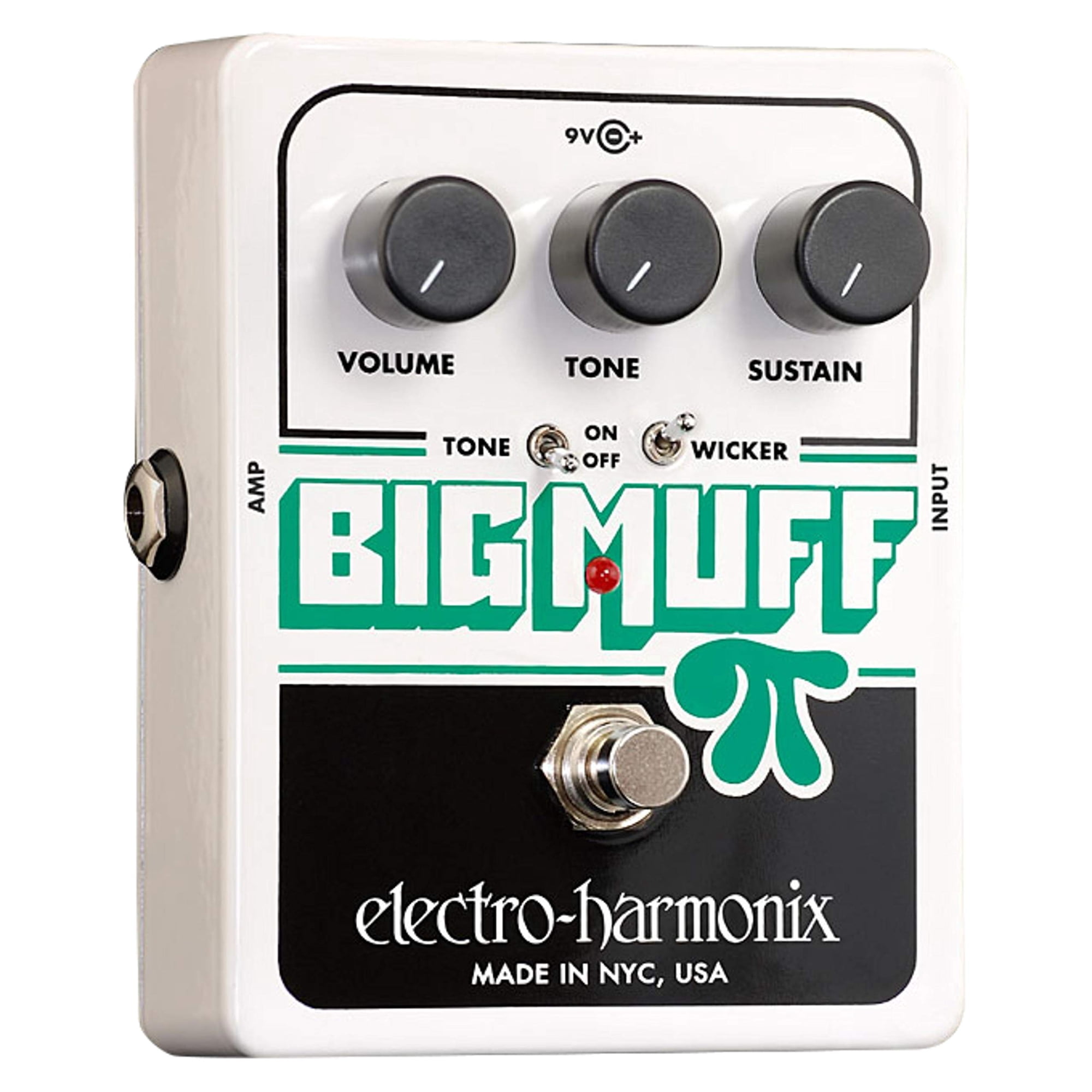 Muff Pi Fuzz Pedal Electro-Harmonix Big Muff Pi con tono de mimbre