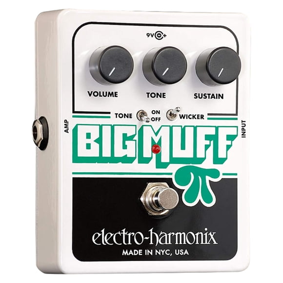 Muff Pi Fuzz Pedal Electro-Harmonix Big Muff Pi con tono de mimbre
