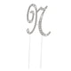 thumbnail image 4 of alfabeto n carta diamante cake topper cumplea?os boda aniversario decoración, 4 of 5
