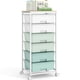 thumbnail image 1 of Carro organizador APEXCHASER de 6 cajones con tapa de madera, verde, 1 of 8