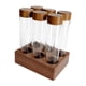 thumbnail image 2 of Tubos De Ensayo De Grano De Café Vacíos Transparentes Para Encimera De Cocina Cafetería Al Por Menor 22g, 2 of 5