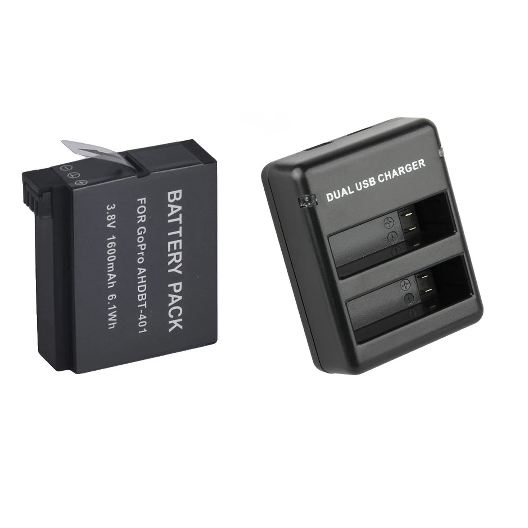 Genérico - Kit Cargador + Batería Gopro 4 Alternativa