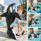 thumbnail image 5 of Piscina inflable Ballena Negra Flotador Infantil con Bomba de Aire 193x119cm, 5 of 5