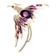 thumbnail image 5 of Broche Para Mujer, Accesorios De Phoenix, Joyería Para Bufanda, Sombrero, Morado, 5 of 5
