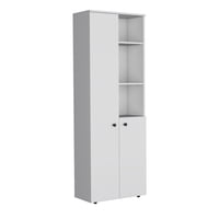 Fmfurniture - Isla De Cocina 2 Puertas Fm-010B Blanco