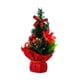 thumbnail image 3 of Mini árbol De Navidad Artificial, Adornos Colgantes Para Encimera, Escritorio Interior, Rojo, 3 of 5
