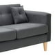 thumbnail image 4 of Sofa New Retro 3c Felpa 05 Gris, 4 of 6