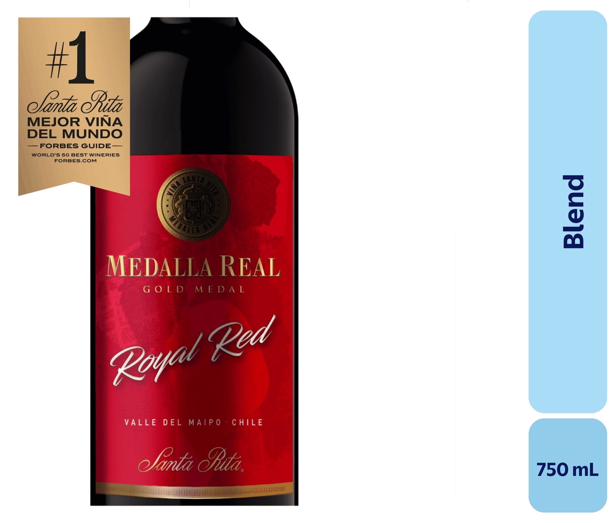 Vino Blend Botella 750 mL Medalla Real