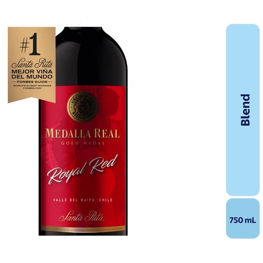 Vino Blend Botella 750 mL Medalla Real