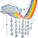 thumbnail image 3 of Decoración para colgar en el techo Fun Express Rainbow Cloud de 12 pies, 3 of 7