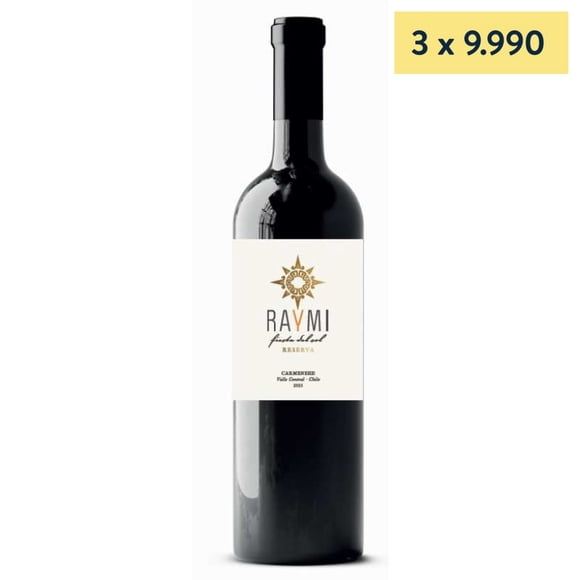 Vino Carménère Botella, 750 mL