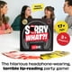 thumbnail image 2 of Juego de cartas Lucky Egg Sorry What Hilarious Terrible Lip Reading, 2 of 6