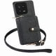 thumbnail image 3 of Funda Tipo Cartera con Correa Cruzada para Xaiomi 13 Protección Contra Golpes Negro, 3 of 6