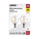 thumbnail image 1 of Bombilla LED de filamento Satco G16.5 E12 (candelabro) de 5,5 W, paquete de 2, 1 of 1