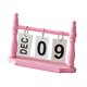 thumbnail image 4 of Calendario De Escritorio Ideal Como Regalo, Peque?o Calendario Plegable De Pie Para La Escuela, El Hogar Y La Oficina, Color Rosa., 4 of 5
