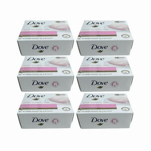 Pack 6 Jabones En Barra Dove Beauty Bar Pink Rosa 75Gr
