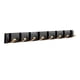 thumbnail image 1 of Perchero Montado en la pared Estante colgante de entrada Riel de gancho de metal resistente para toallas de baño Batas Otros artículos de tocador Ropa negro, 1 of 5