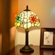 thumbnail image 1 of 1pc 8 Inch Stained Glass Table Lamp, Handmade Living Room, Dining Room, Bedroom, Warm Bedside Lamp, Bar, Retro European, Rustic Style, Mediterranean Simple European A Variety Of Choices Creative Gifts, 1 of 3