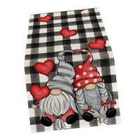 Bothyi - Camino De Mesa Para El Día De San Valentín, Mantel De 13X72 Pulgadas Para Cumpleaños, Escritorio, Boda, Gnomo