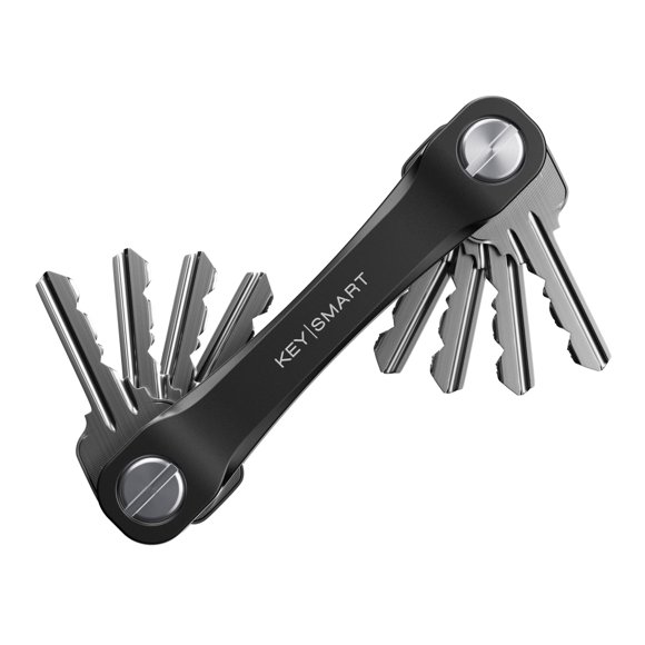Llavero KEY SMART Flex de 8 llaves, negro, paquete de 2