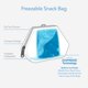 thumbnail image 2 of Bolsa de Snacks PackIt Negra Congelable, 2 of 6