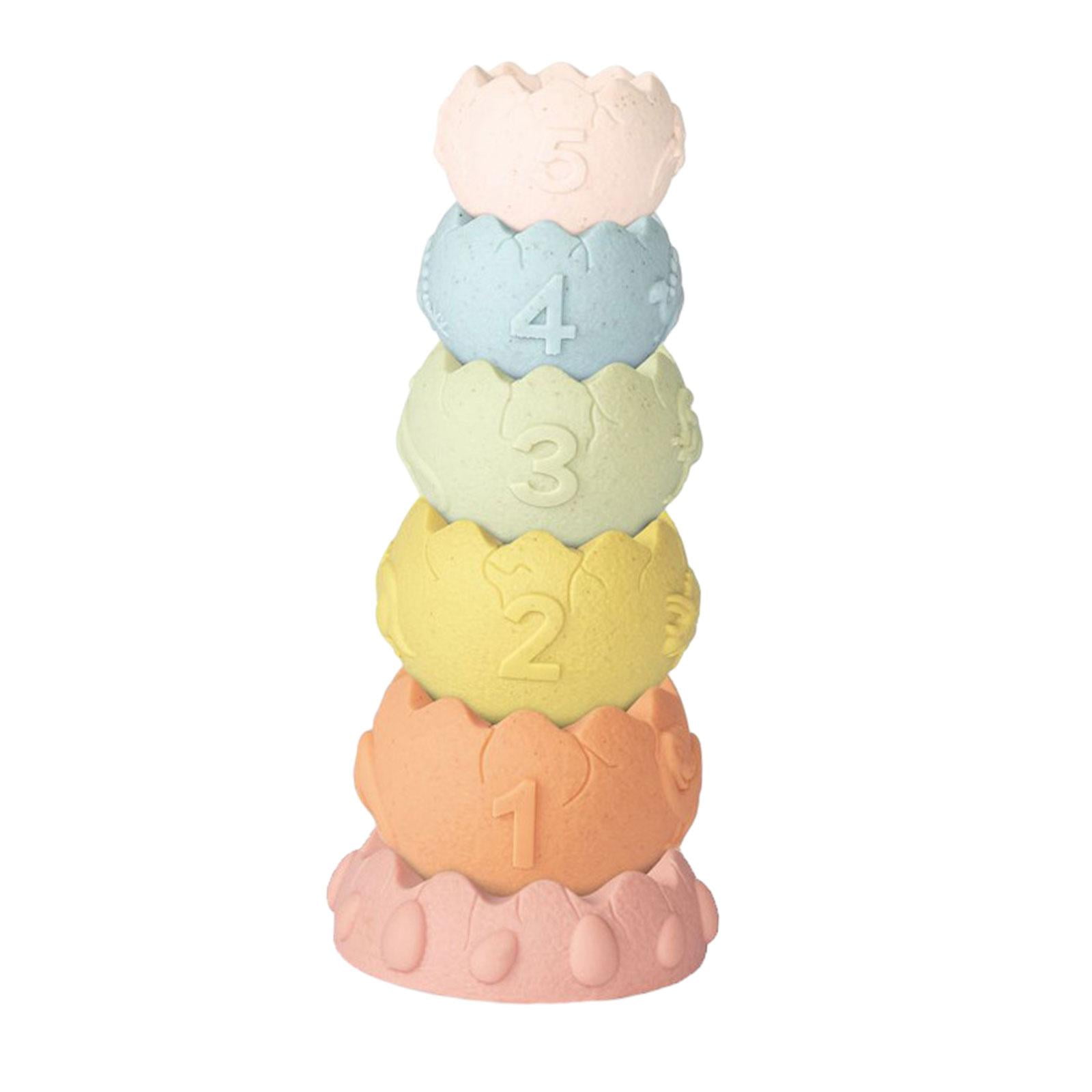 Bothyi - Juguete Montessori Para Patio Trasero, Juguete Sensorial Para Desarrollar Habilidades, Juego De Tazas Apilables