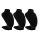 thumbnail image 5 of 3 Piezas De Terciopelo Negro Collar Busto Soportes De Exhibición Colgante Estante De Joyería De Cadena, 5 of 6