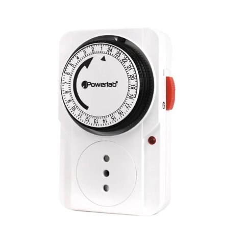 Powerlab - Timer Temporizador Analogo Potencia 2000W